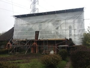 Temporary Roof Scaffold